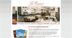 Desktop Screenshot of lacuisine-online.de